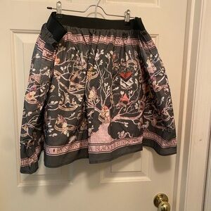 EUC Harry Potter Black Family Tapestry Patterned Skirt Size 2X (approximate)